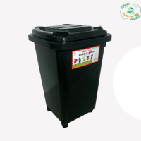 ราคา ถังพลาสติก ถังขยะ มีล้อ 60ลิตร ถังใส่ผ้า ถังอเนกประสงค์ ถัง60ลิตร มีล้อ สีสันสวยงาม (20826613533)