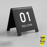 ราคา WHPH shop ป้ายเลขโต๊ะ ป้ายตั้งโต๊ะ ป้ายเบอร์โต๊ะ ร้านอาหาร ร้านกาแฟ คุณภาพงานส่งออก (20636856007)