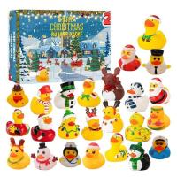 ราคา Rubber Duck Advent Calendar 2023 Countdown 24 Days of Christmas Toy Gift DIY Christmas Advent Calendar Christmas Decoration Party Favor Gifts for Girl Boy Child Adult smart (19923148558)