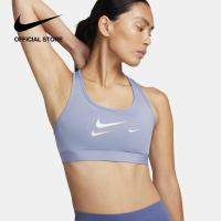 ราคา Nike Womens Dri Fit Swoosh Medium Sports Bra Ashen Slate (20961337780)