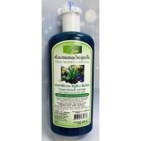 ราคา แชมพูสมุนไพรสูตรเย็น5in1และครีมนวด ประคำดีควาย อัญชัน ส้มป่อย ว่านหางจระเข้ มะกรูด ขนาด 450ml (15839008259)