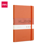 ราคา Deli สมุดปกแข็ง A5 สมุดบันทึกแบบมีสายรัด สมุดไดอารี่ โน๊ตบุ๊ค มียางสำหรับรัดปก เขียนได้ 180 องศา เครื่องเขียน Notebook (19323954729)