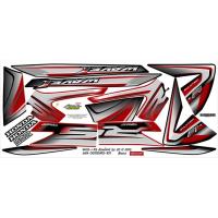 ราคา ฟรี อาคะนะ สติกเกอร์เวฟ 110i ปี2015RS รุ่น20 สีสด เคลือบเงาแท้ (17120865787)