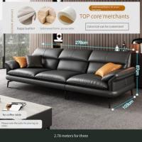 ราคา Bunise โซฟา Genuine Leather โชฟาหนังแท้ ห้องนั่งเล่น โซฟาตัวแอลใหญ่ 360 x 178 x 96 ซม BU11 (20035054340)