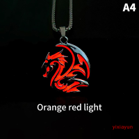 ราคา yixiayun สร้อยคอเรืองแสงมังกรโซ่เหล็กไทเทเนียมฮิปฮอปเรืองแสงสร้อยคอเต้นรำกลางคืนสร้อยคอเรืองแสงในที่มืด (19988034582)