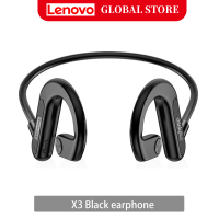 ราคา Lenovo X3 Wireless Earphone Bone Conduction Headphones Bluetooth Not In ear IPX5 Waterproof Headset With Mic For Sports Run (21165691447)