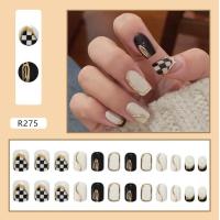 ราคา เล็บปลอม R241 R280 เล็บปลอมสำเร็จรูป เล็บปลอมกันน้ำ เล็บปลอมสำเร็จรูปกล่องละ 24 ชิ้น เล็บปลอมทาสีแล้ว เล็บปลอมสำเร็จรูป (13678671760)