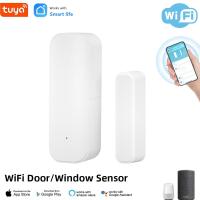 ราคา Onenuo Tuya เซ็นเซอร์ประตู WiFi เซ็นเซอร์ประตูทางเข้าเซ็นเซอร์ความปลอดภัยสัญญาณกันขโมยสัญญาณเตือนชีวิตแม่เหล็กเซ็นเซอร์ประตู Alexa Google (21170933375)