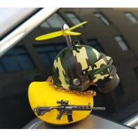 ราคา ยางเป็ดหักอุปกรณ์ตกแต่งรถเป็ดสีเหลืองพร้อมหมวกกันน็อค (21170820817)