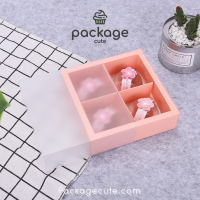 ราคา กล่องใส่ขนม4ช่อง สีพาสเทลฟ้า ชมพู ฝาสไลด์แบบใสเนื้อออกขุ่นๆ (9671561265)