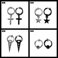 ราคา ต่างหู ต่างหูแบบหนีบ ต่างหูผู้ชาย ต่างหูห่วง รหัส F จำนวน 1 ข้าง (13407436381)