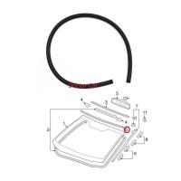 ราคา Doctor Car คิ้วขอบกระจกบังลมหน้า บน ฮอนด้า CR V G2 Honda CR V 2002 2006 (10191637600)