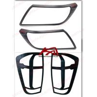 ราคา ครอบไฟหน้า ครอบไฟท้าย NAVARA NP300 2014 2019 ผิวดำ โลโก้แดง (21025199079)