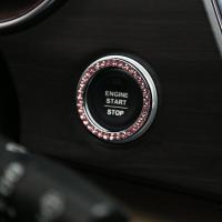 ราคา ปุ่มสตาร์ทรถยนต์ แหวนเพชรตกแต่งรถยนต์ Bling กรอบปุ่มสตาร์ท ENGINE START STOP (13372591242)
