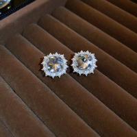 ราคา เข็มหมุดสี่เหลี่ยมเซอร์คอนต่างหู ต่างหู ผู้หญิง ต่างหูระย้า (20624788932)