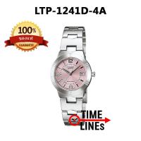 ราคา CASIO ของแท้ รุ่น LTP 1241D นาฬิกาข้อมือผู้หญิง สายสแตนเลส มีวันที่ หลายสี พร้อมกล่องและประกัน 1 ปี LTP1241D LTP1241 LTP 1241D 1A LTP 1241D 2A LTP 1241D 4A LTP 1241D 4A2 (14039366841)