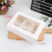 ราคา พร้อมส่ง แพค 10 20 50 ใบ กล่องคัพเค้ก กล่องขนมเบรก snack box 1 2 4 6 ชิ้น แบบไม่มีหูหิว แถมฟรีถาดหลุมใส่คัพเค้กภายในกล่อง เฉพาะ รุ่น 2 4 6 ช่อง (20053008431)