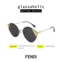 ราคา ลดกระหน่ำ แว่นกันแดด FENDI รุ่น FEN 0341 S ทรงCat Eye สีดำทอง เกร๋ๆ (10477024267)