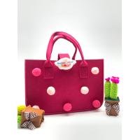 ราคา กระเป๋าผ้าลายการ์ตูน ผ้าสักหลาด จุของได้เยอะ พร้อมส่ง (16749360819)