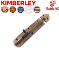 ราคา KIMBERLEY กลอนประตู กลอนหน้าต่าง กลอนทั่วไป กลอนสแตนเลสแท้ ชุบทองแดงรมดำ NO 360 6 AC SUS 304 JAPAN (10582444780)
