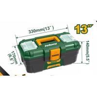 ราคา JADEVER กล่องเครื่องมือช่าง มีถาด ขนาด 13นิ้ว 16นิ้ว 19นิ้ว Plastic Steel Tools Box ตัวล็อคพลาสติกหรือ เหล็ก กล่องใส่เครื่องมือช่าง (21299709100)