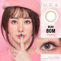 ราคา คอนแทคเลนส์ Mini Bom Gray Brown ยี่ห้อ Kitty kawaii ค่าสายตาปกติ 1000 (16285871834)