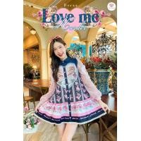 ราคา Love me harder dress เดรสสั้นทรงปล่อยสีกรมชมพู กระดุมหน้ารูปหัวใจ พิมพ์ลายน้องแมว แขนยาวผ้าลูกไม้สีชมพู ผ้านิ่ม ไม่คัน (21332682387)