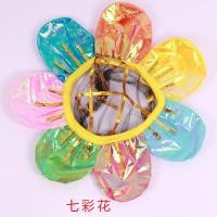 ราคา หมวกคลุมหัวดอกทานตะวันสำหรับเด็กอนุบาลเครื่องประดับศีรษะสำหรับการแสดงดอกทานตะวันดอกไม้สีรุ้งชุดอุปกรณ์สำหรับการแสดงดอกไม้ (7948971696)