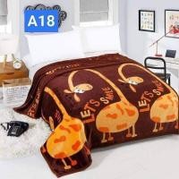 ราคา ผ้าห่ม เนื้อผ้านาโน สีพื้นกับผ้าห่มนาโนลายการ์ตูนสุดน่ารักขนาด 6 ฟุต ขนาด 180 cm 200cm แบบหนาพิเศษเย็บเก็บขอบอย่างดี (17631345070)