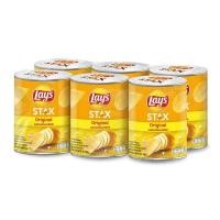 ราคา 6กระป๋อง Lay s เลย์ สแตคส์ มันฝรั่งทอดกรอบ มันฝรั่งแผ่น ยกแพ็คถูกๆ (19085220598)