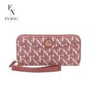 ราคา FN BAG NEW CLASSIC 6 Zippy long wallet กระเป๋าสตางค์พับยาว กระเป๋าสตางค์ซิปรอบ Wallet 1308 24090 (21233033536)