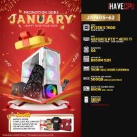 ราคา iHAVECPU คอมประกอบ JAND5 62 AMD RYZEN 5 7600 3 8GHz 6C 12T PNY GEFORCE RTX 4070 TI VERTO TRIPLE FAN 12GB GDDR6X GIGABYTE B650M S2H rev 1 0 APACER NOX 16GB 8x2 DDR5 5200MHz (21207413083)