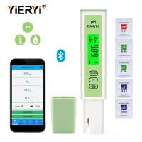 ราคา Yieryi มิเตอร์วัดความชื้นอุณหภูมิมิเตอร์วัดคุณภาพน้ำบลูทูธ Wifi ดิจิตอล Ph rh สำหรับสระว่ายน้ำน้ำดื่มตู้ปลา (11176019380)