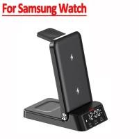 ราคา แท่นชาร์จไร้สาย4 in 1 15W สำหรับ iPhone 14 13 12 11 X Samsung Galaxy S22 S21 Apple Watch airpods ชาร์จเร็วแท่นชาร์จ (21171033187)