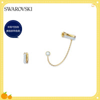 ราคา ต่างหูสวารอฟสกี้ Swarovski TIME simple asymmetrical female ear bone clip detachable gift for girls jewelry (18781224263)
