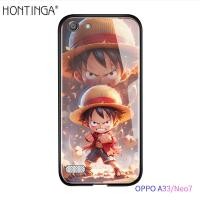 ราคา Hontinga เคสสำหรับ OPPO A12 A12e A12s A15 A16 A16E A16K A16S A17 A17K A57 A31เคสโทรศัพท์ A33 A36 A37 A5กระจกเทมเปอร์การ์ตูนลูฟี่น่ารักเคสฝาหลังแบบแข็ง (21162453470)