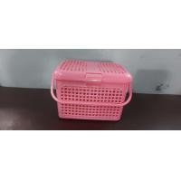 ราคา ตะกร้าพลาสติก มีฝาปิด ตะกร้าใส่ของอุปกรณ์ต่างๆ ตะกร้าใส่น้องหมาน้องแมวสัวต์เลี้ยง ตะกร้าใส่ของเล่น (14183659572)