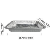 ราคา ถาดฟอยล์ ถาดฟอยล์อลูมิเนียม ถ้วยฟอยล์ กระทะย่างฟอยล์ ถ้วยฟรอย สีเงิน แผ่นฟอยล์อลูมิเนียมขนาดใหญ่พิเศษ (21017117219)