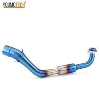 ราคา YOUMOTECH ท่อไอเสียรถจักรยานยนต์ท่อกลางข้อศอกหัว Slip กับ Resonator สำหรับ YAMAHA NVX 155 125 NVX155 AEROX155 2016 2021 SLIP On ไม่มี Muffler Nmax 2019 2021 Aerox 155 Nmax V2 (9789534353)