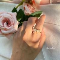 ราคา Kissmebythesun Gold Ring แหวนปรับขนาดได้ ชุบทองคำขาว 14k (19615736757)