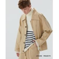ราคา LEISURE PROJECTS COACH JACKET เสื้อเเจคเกต ทรงcrop กระดุมหน้า ปกดีไซน์เเบบ oversize (20393968089)