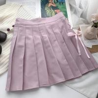 ราคา เติมของแล้ว พร้อมส่ง XS XXL เอวถึง 32 กระโปรงเทนนิสทรงปกติแถบริบบิ้นด้านข้าง ผ้าโพลีเอสเตอร์ มีซับใน สไตล์เกาหลี (17843309018)