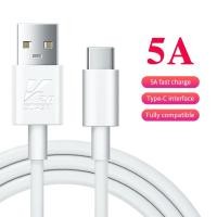 ราคา สายชาตแบตเร็ว 5A USB To Type C Plug Fast Charging Cable Vivo NEX 3 V20 SE V19 X50 V17 Y30 S1 Pro V19 Neo Y51 2020 (5392276075)