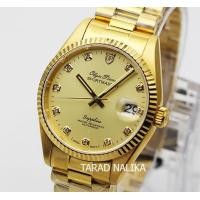 ราคา นาฬิกา Olym pianus sportmaster Automatic sapphire 89322AG 423 เรือนทองขอบหยัก Kingsize (21019325558)