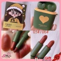ราคา Hengfang Girl s mark Double tube of Lipstick 1เซ็ทมี2แท่ง No H9423 (7864107106)
