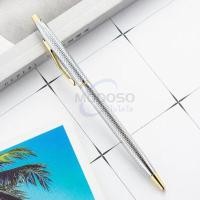 ราคา พร้อมส่ง ปากกาลูกลื่น ทรงครอส แบบหมุน ขนาด 0 7 มม ด้ามโลหะ หมึกสีน้ำเงิน สามารถเปลี่ยนไส้ได้ ราคาต่อด้าม ปากกา ปากกาลูกลื่น School office (15509338992)
