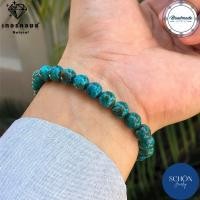 ราคา สร้อยข้อมือหินแท้ เทอร์คอยซ์ 7 4 มิล กำไลเทอร์คอยซ์ ข้อมือเทอร์คอยน์ หินมงคล หินนำโชค ประจำราศีธนู ประจำราศีธนู (16763700215)