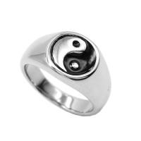 ราคา Hellery สแตนเลสสตีลย้อนยุค Tai Chi นิ้วมือแหวนหยินหยาง (811030417)