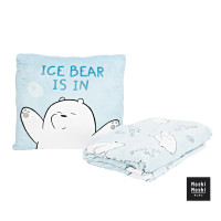 ราคา Moshi Moshi หมอนผ้าห่ม หมอนผ้าห่มขนาดพกพา ลาย We Bare Bears ลิขสิทธิ์แท้ รุ่น 6100003100 3102 (21263575290)