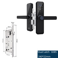 ราคา Zemismart zigbee สมาร์ทล็อคคู่ด้านลายนิ้วมือประตูล็อคไร้สายและตัวล็อคไบโอเมตริกซ์เข้ารหัสด้วยกุญแจ IC การ์ดแอปควบคุม Passward ปลดล็อค Core ล็อคeใช้ Home App ผ่าน ZMHK01 Hub (20814817573)